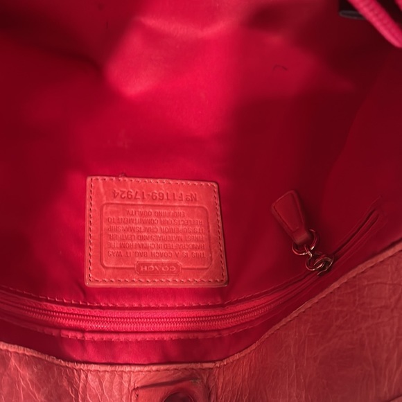 Coach purse - bag  / rose - dusty pink - Picture 4 of 11